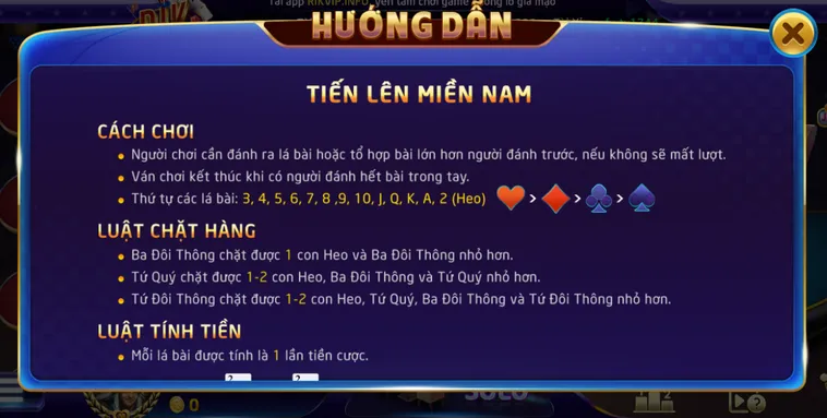 Tiến Lên Miền Nam Cổng Game RikVip Đỉnh Cao Đánh Bài Giải Trí Nhận Thưởng Lớn