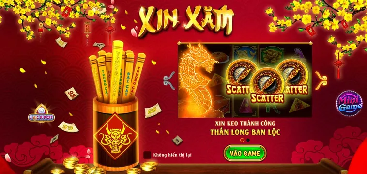 Nổ Hũ Xin Xăm Tại RikVip Gieo Quẻ Cầu Tài Nhận Thưởng Jackpot Khủng